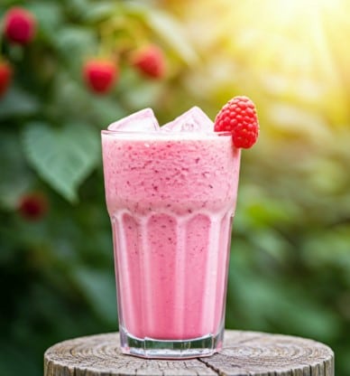 Image of a raspberry shake.