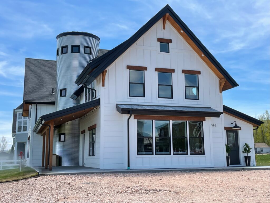 Image of Bear Lake Luxury Rental's Silo Farmhouse property, perfect for hosting a corporate event.